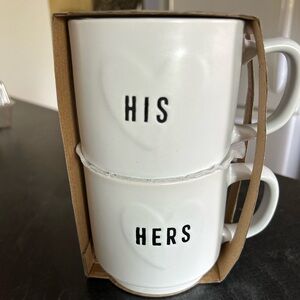 Sheffield Mugs- NWT-  His & Hers Mugs- Great Anniversary gift, engaged Couples